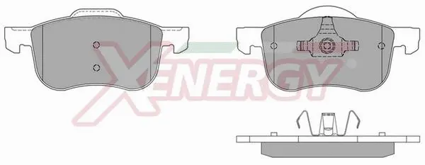 Brake Pad Set, disc brake (X40724)
