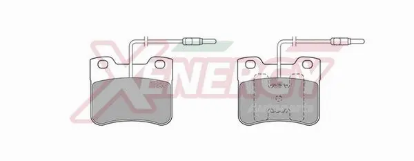 Brake Pad Set, disc brake (X40268)