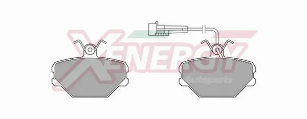 Brake Pad Set, disc brake (X40288)