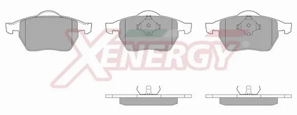 Brake Pad Set, disc brake (X40485)