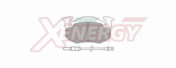 Brake Pad Set, disc brake (X40181)