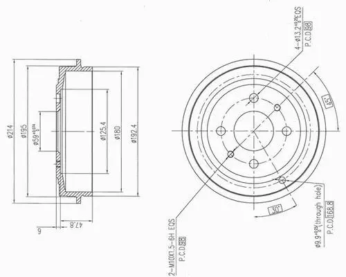 Brake Drum (X654398)