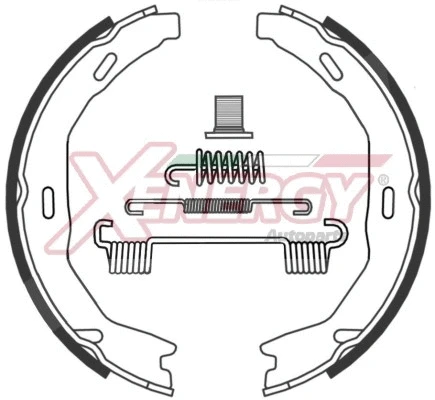 Brake Shoe Set, parking brake (X50729)