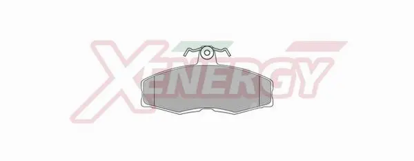 Brake Pad Set, disc brake (X40107)
