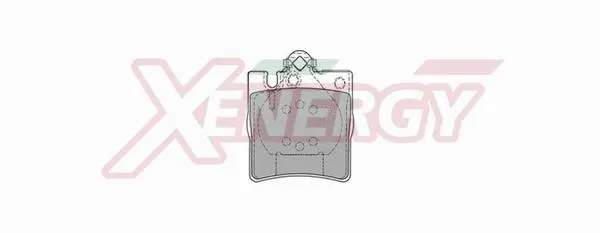 Brake Pad Set, disc brake (X40722)