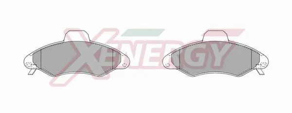Brake Pad Set, disc brake (X40408)