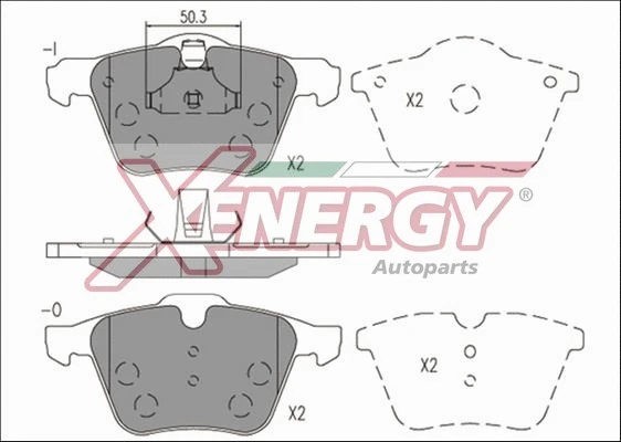 Brake Pad Set, disc brake (X41236)