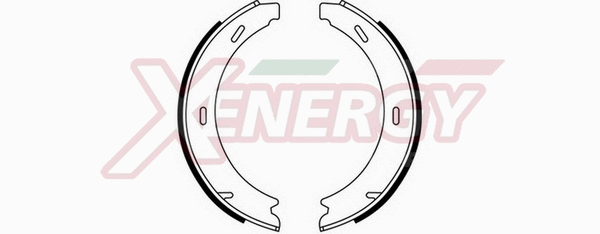 Brake Shoe Set, parking brake (X50023)