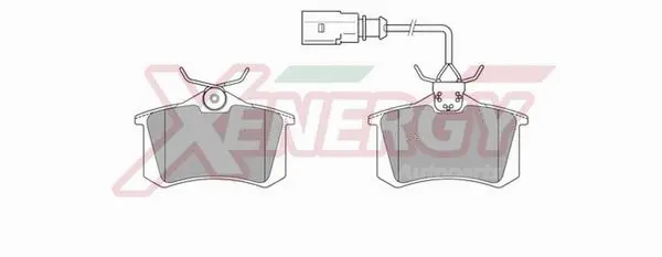 Brake Pad Set, disc brake (X40275)