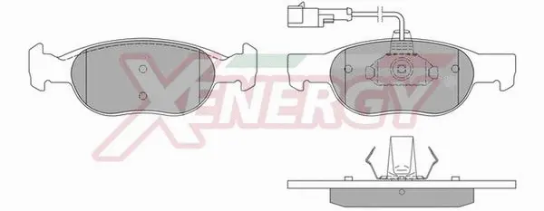 Brake Pad Set, disc brake (X40569)