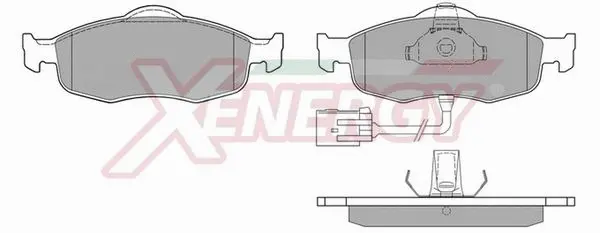 Brake Pad Set, disc brake (X40516)