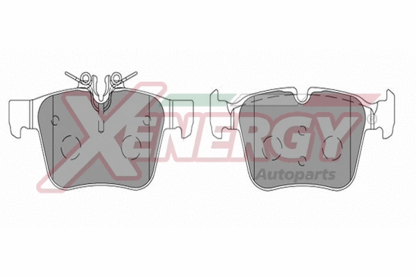 Brake Pad Set, disc brake (X41339)