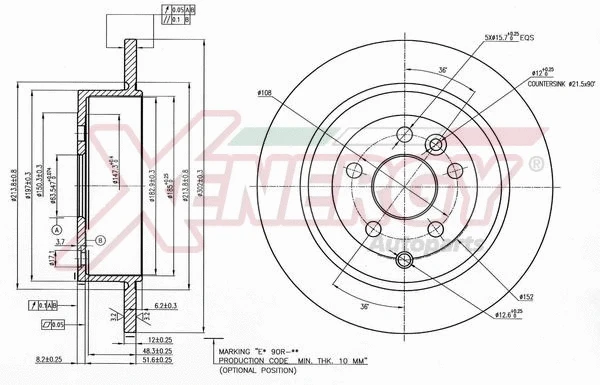 Brake Disc (X601474)