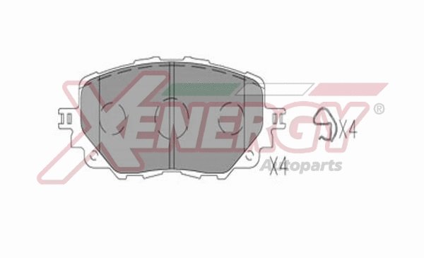 Brake Pad Set, disc brake (X41315)
