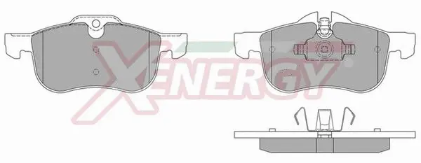 Brake Pad Set, disc brake (X40756)