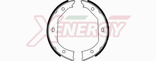 Brake Shoe Set, parking brake (X50351)