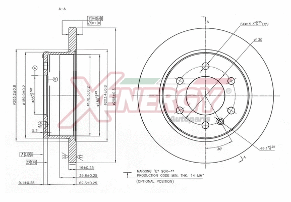 Brake Disc (X601495)