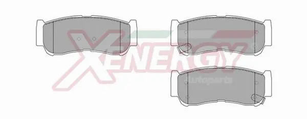 Brake Pad Set, disc brake (X41049)