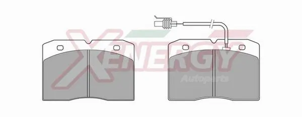 Brake Pad Set, disc brake (X40455)