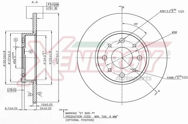 Brake Disc (X601471)