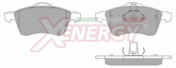 Brake Pad Set, disc brake (X40654)