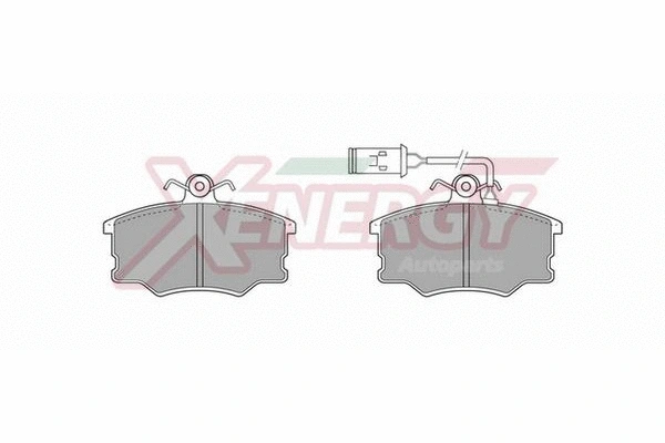 Brake Pad Set, disc brake (X40280)