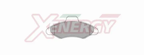 Brake Pad Set, disc brake (X40407)