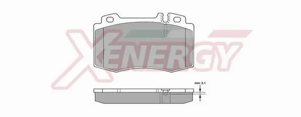 Brake Pad Set, disc brake (X40855)