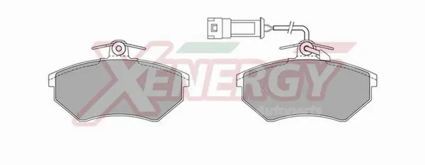Brake Pad Set, disc brake (X40154)