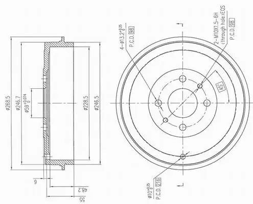 Brake Drum (X654210)