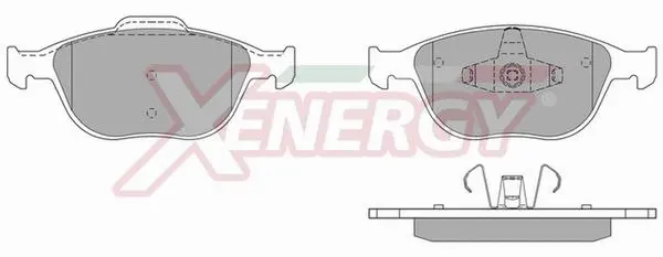 Brake Pad Set, disc brake (X40863)