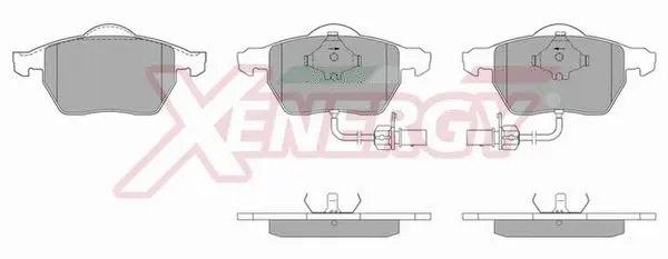 Brake Pad Set, disc brake (X40492)