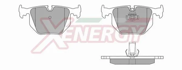Brake Pad Set, disc brake (X40883)