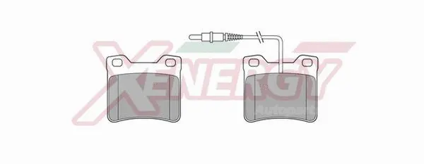 Brake Pad Set, disc brake (X40396)