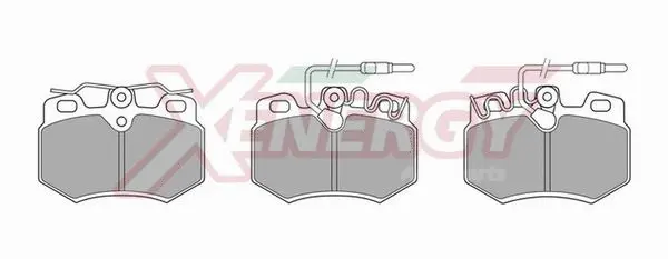 Brake Pad Set, disc brake (X40209)