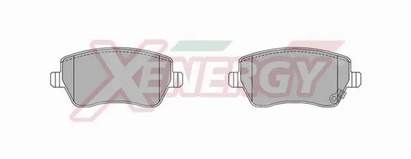 Brake Pad Set, disc brake (X40941)