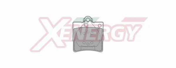 Brake Pad Set, disc brake (X40720)