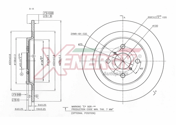 Brake Disc (X601519)