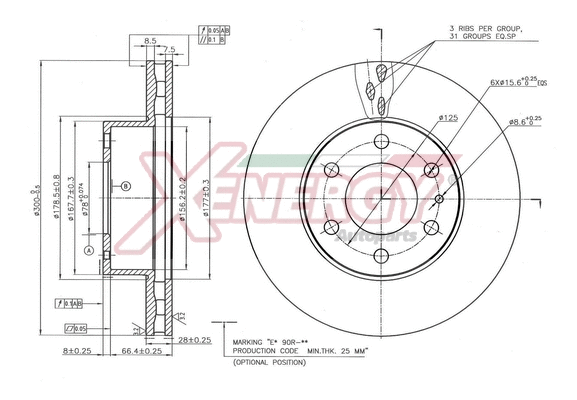 Brake Disc (X602815)
