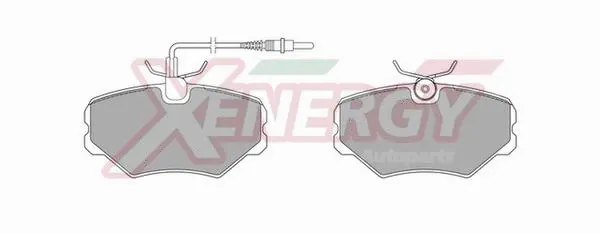 Brake Pad Set, disc brake (X40624)