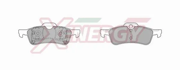 Brake Pad Set, disc brake (X40813)