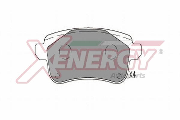 Brake Pad Set, disc brake (X41369)