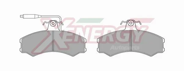 Brake Pad Set, disc brake (X40084)