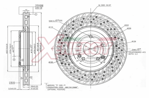Brake Disc (X602887)
