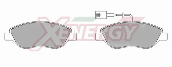Brake Pad Set, disc brake (X41118)