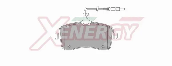 Brake Pad Set, disc brake (X40935)