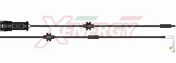 Warning Contact, brake pad wear (X70135)