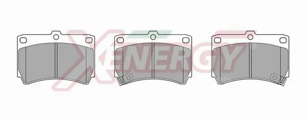 Brake Pad Set, disc brake (X40247)