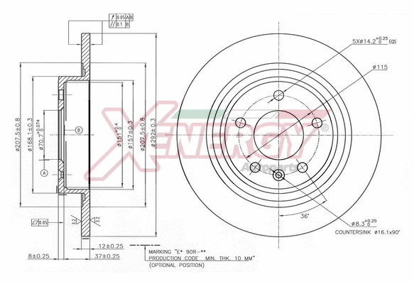 Brake Disc (X601517)