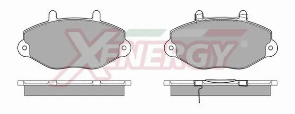 Brake Pad Set, disc brake (X40418)